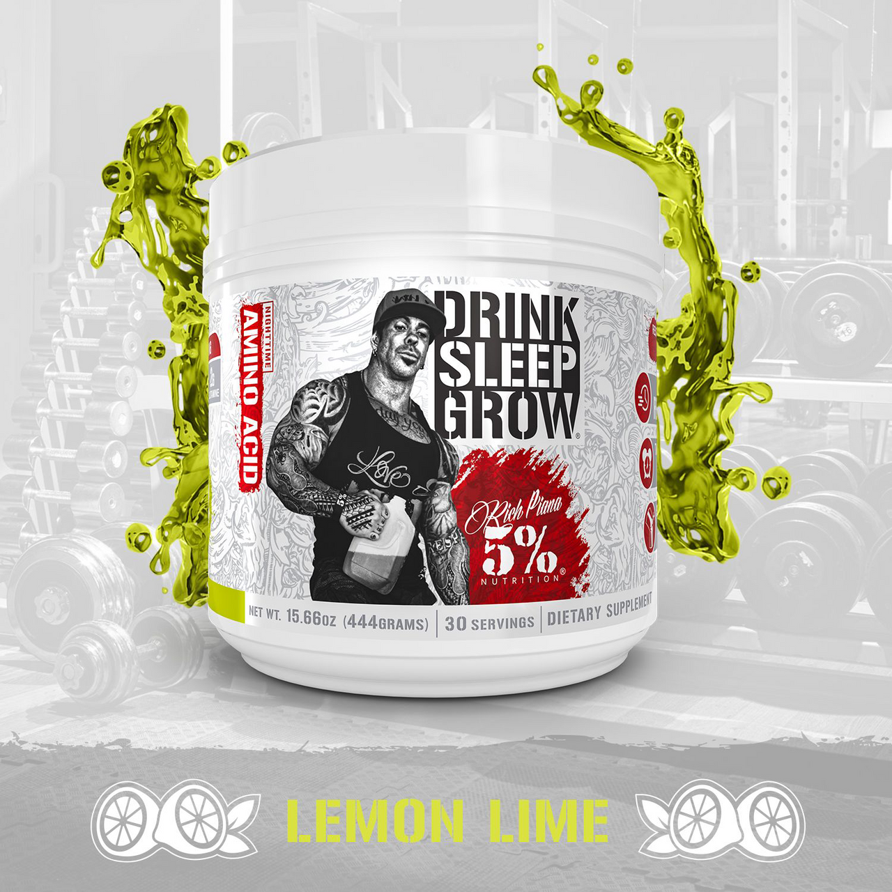 5% Nutrition Drink Sleep Grow Lemon Lime