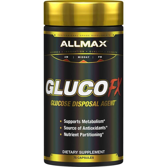 ALLMAX NUTRITION GlucoFX bottle