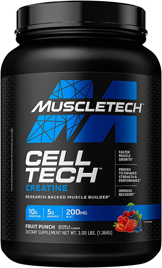 MuscleTech Cell Tech Performance Series  3lbs bottle