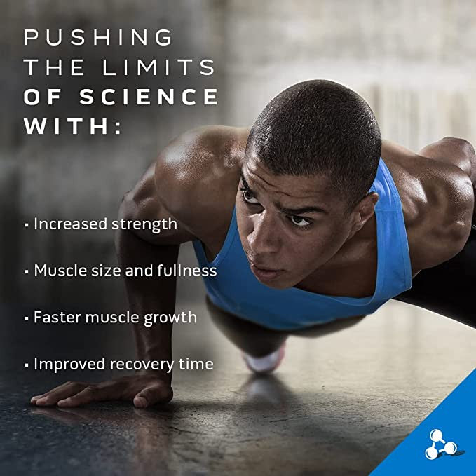 MuscleTech Cell Tech Performance Series four benefits infographic