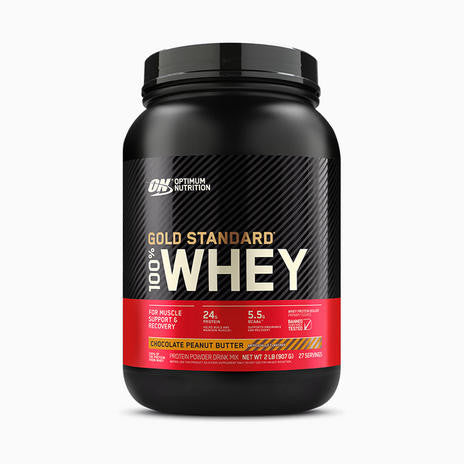 Optimum Nutrition Gold Standard 100% Whey Protein Chocolate Peanut Butter Bottle