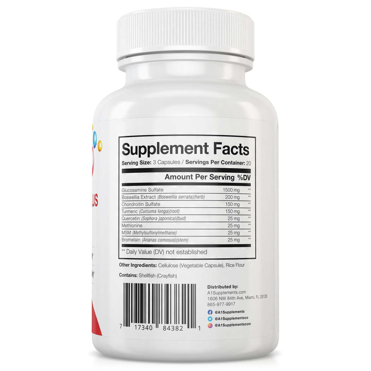 Ayone Nutrition Ultra Joint Plus Supplement Facts