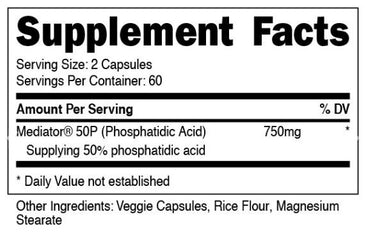 DAS Labs Phosphatidic Acid Supplement Facts