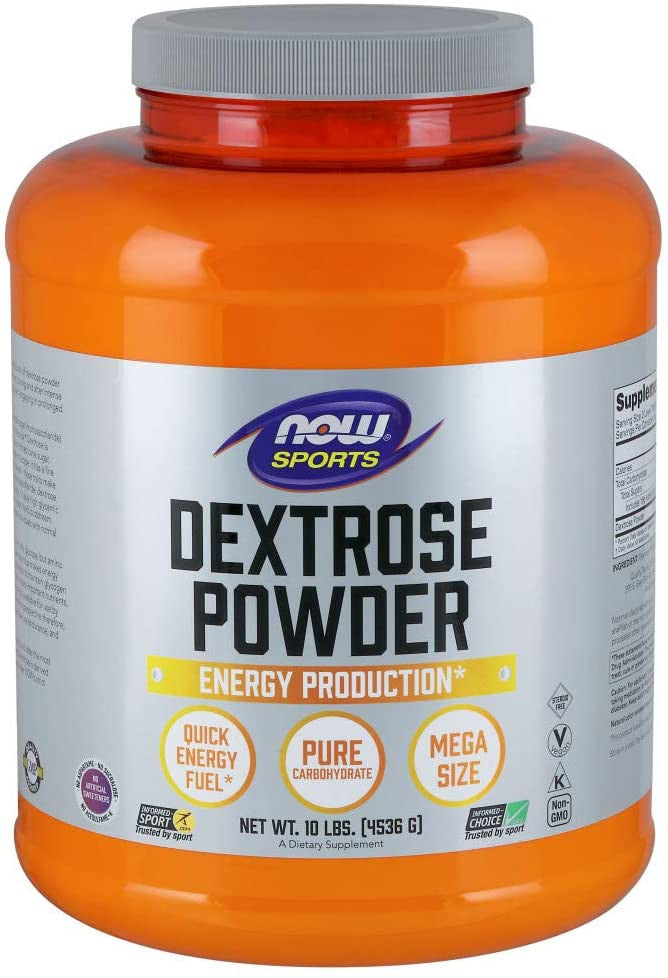 Now Dextrose Powder bottle