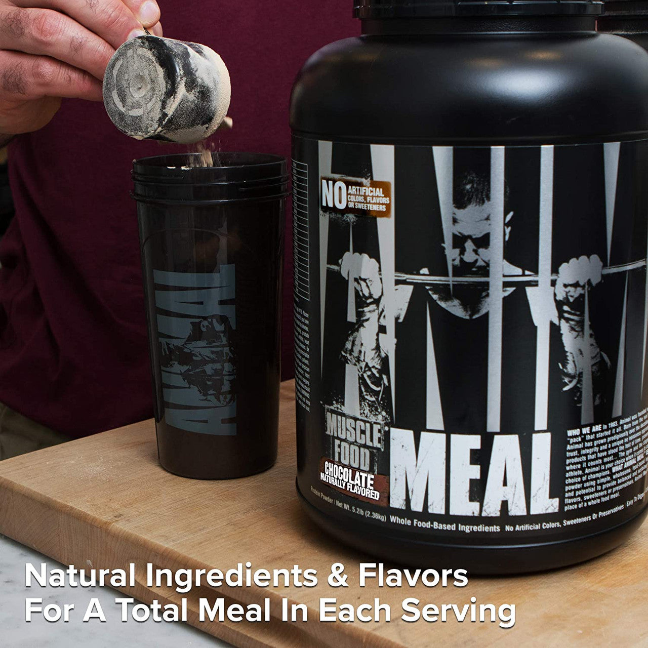 Animal Meal and Shaker Bottle