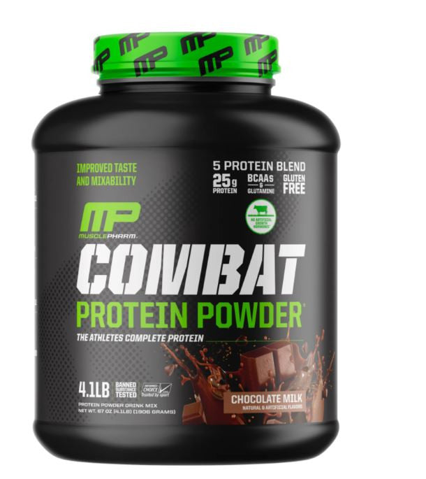 MusclePharm Combat Protein Powder Chocolate Milk 4.1Lbs