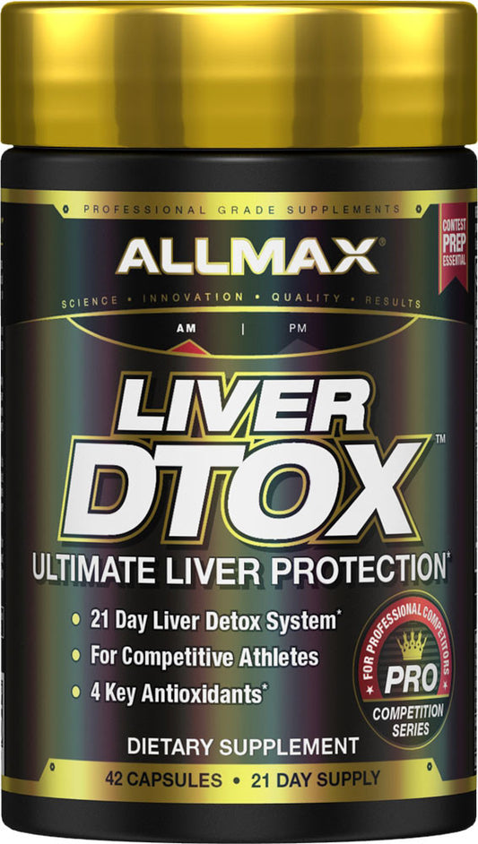 ALLMAX Nutrition Liver D-Tox Front of the bottle