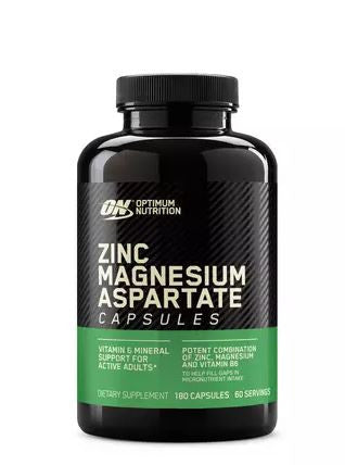 Optimum Nutrition Zinc Magnesium Aspartate 180 capsules Main