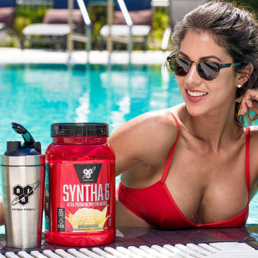 BSN Syntha-6 by the pool
