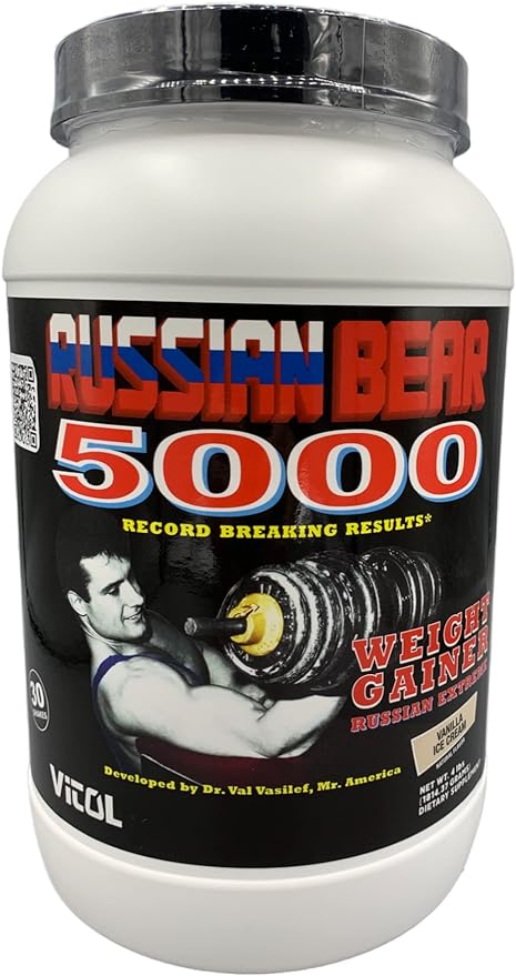 Vitol Russian Bear 5000 Weight Gainer - Vanilla