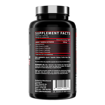 Nutrex Research Anabol Hardcore Supplements Facts