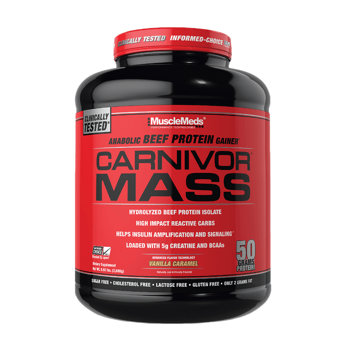 MuscleMeds Carnivor Mass Beef Protein - A1 Supplements Store
