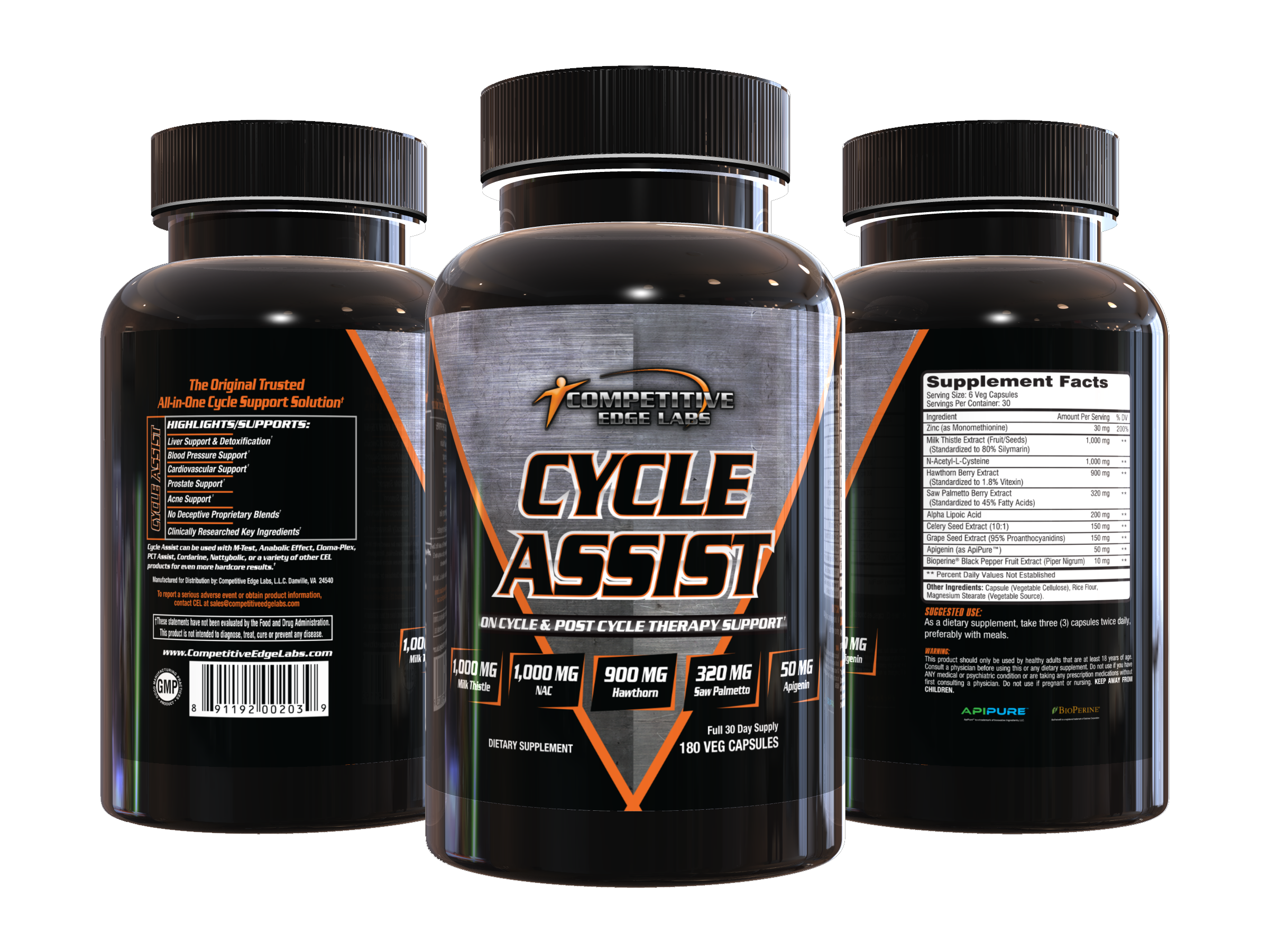 Competitive Edge Labs Cycle Assist - 3 Bottles