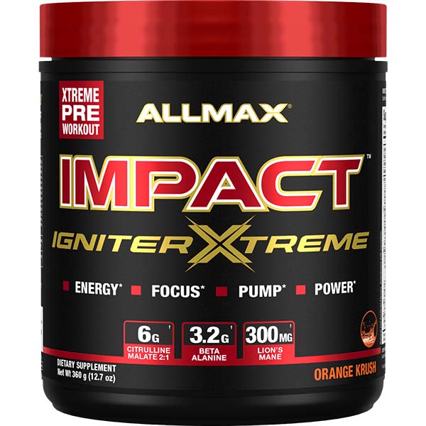 ALLMAX Nutrition IMPACT Igniter Xtreme - Orange Krush