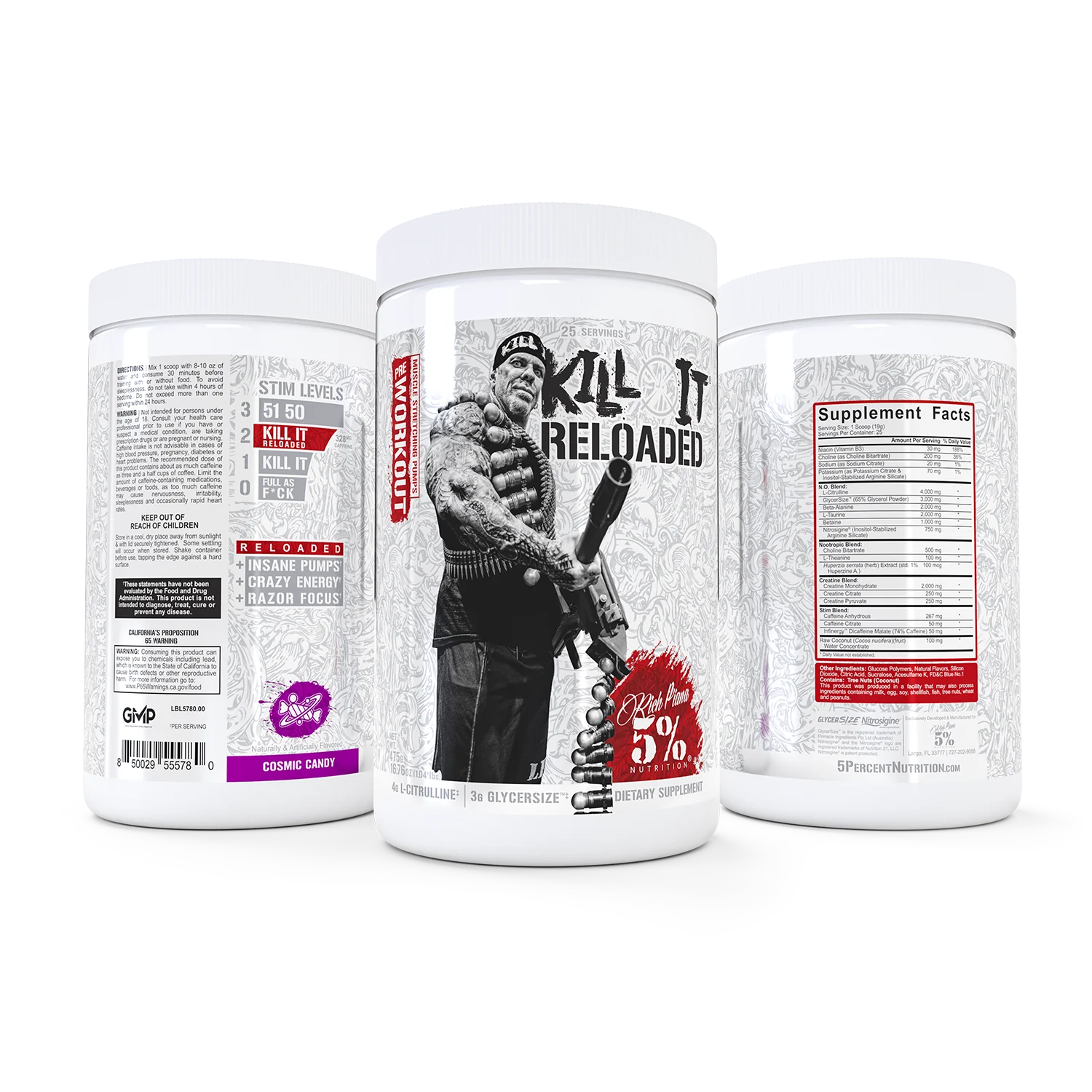 5% Nutrition Kill It Reloaded Pre-Workout - A1 Supplements Store