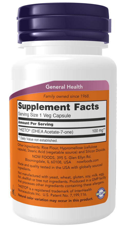 Now 7-Keto 100 MG - A1 Supplements Store