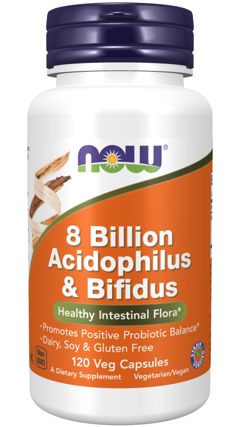 Now 8 Billion Acidophilus & Bifidus
