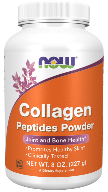 Now Collagen Peptides Powder - Front of the Bottle