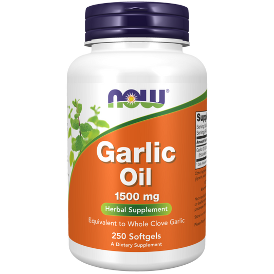 Now Garlic Oil 1500 mg - A1 Supplements Store