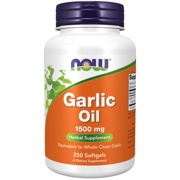 Now Garlic Oil 1500 mg - A1 Supplements Store