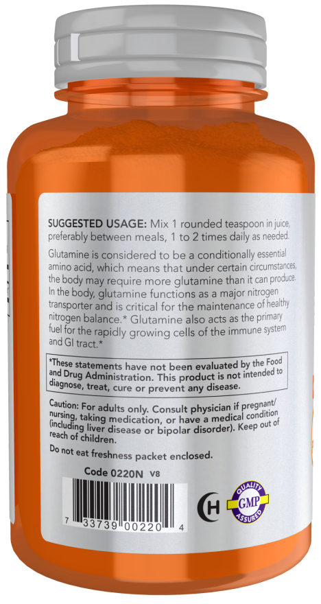 Now L-Glutamine Powder - A1 Supplements Store