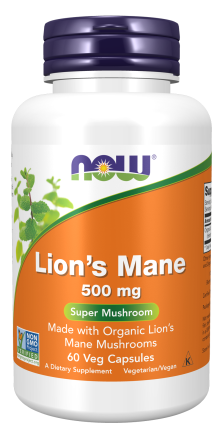 Now Lion's Mane 500mg - A1 Supplements Store