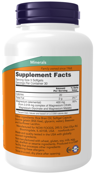 Now Magnesium Citrate - A1 Supplements Store