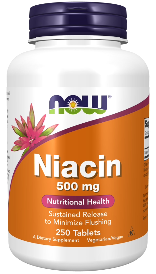 Now Niacin 500 mg - A1 Supplements Store