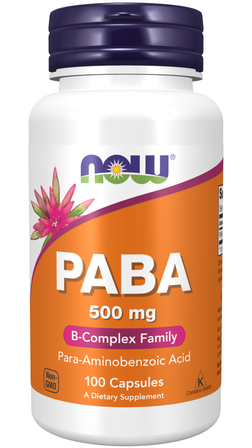 Now PABA 500mg Bottle