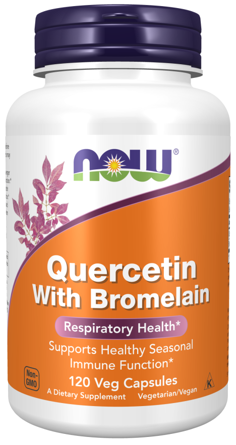Now Quercetin With Bromelain Bottle
