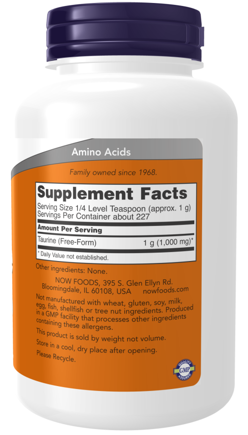 Now Taurine Powder - A1 Supplements Store