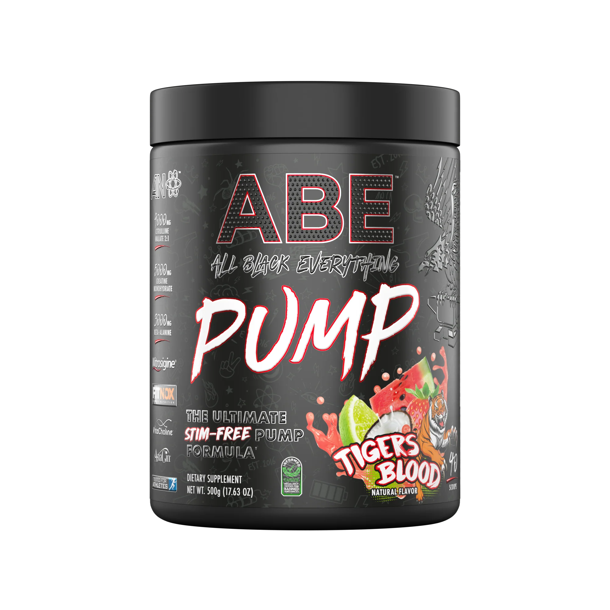 ABE All Black Everything Pump - Tigers Blood