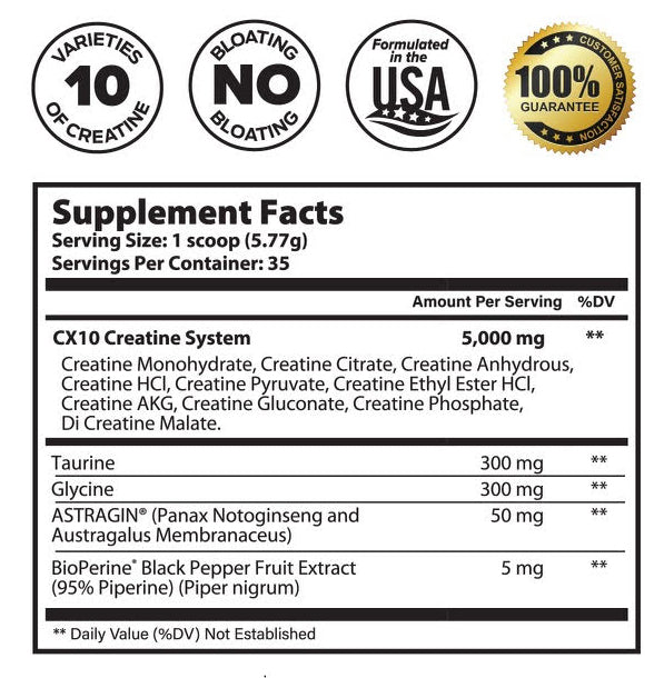 Anabolic Science Labs CX10 Creatine - A1 Supplements Store