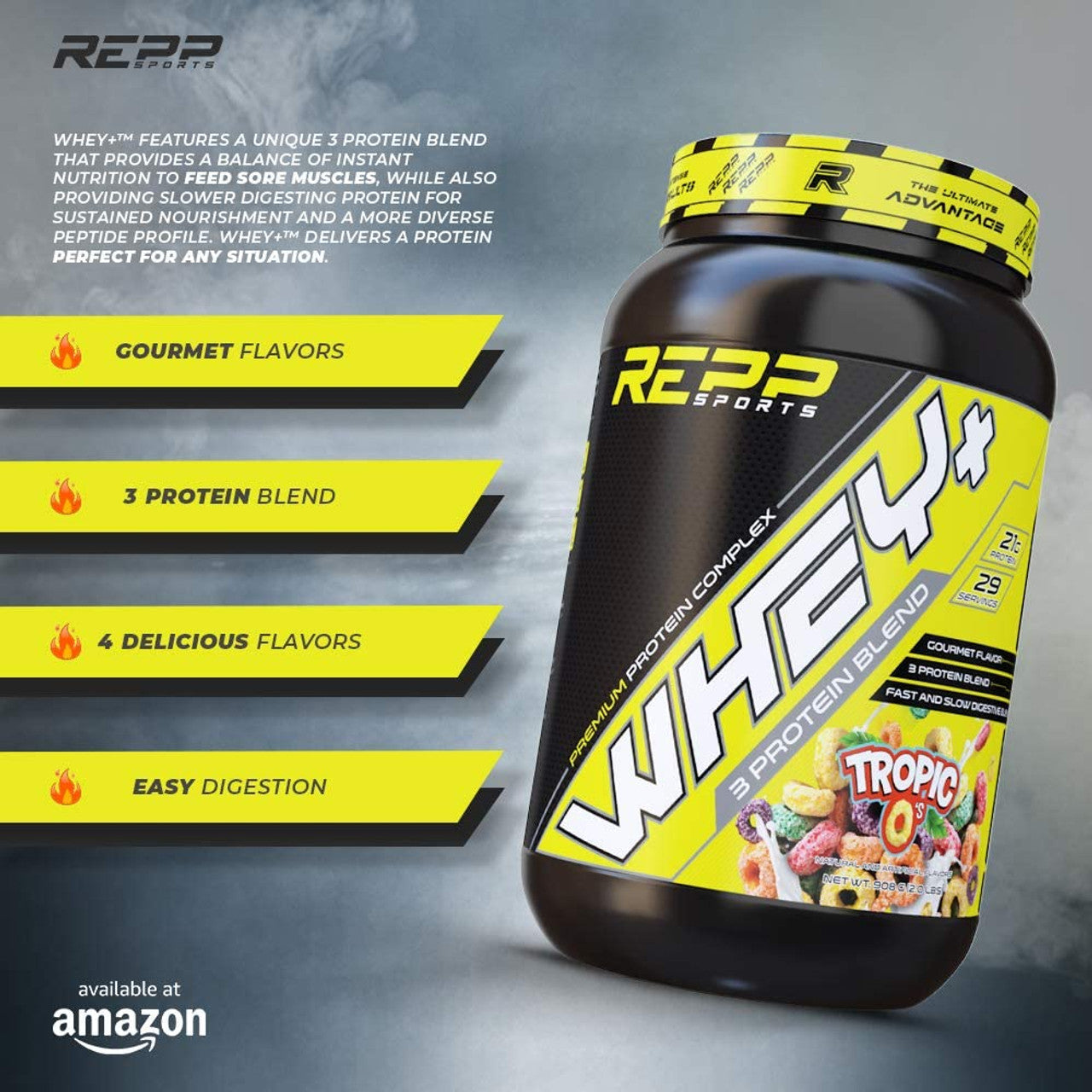 Repp Sports Whey+ - A1 Supplements Store