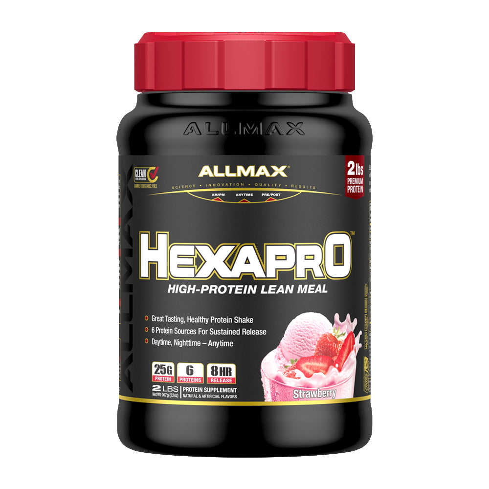 ALLMAX Nutrition Hexapro 2 Lbs - Strawberry