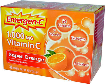 Alacer Emergen-C 1,000 mg Vitamin C - A1 Supplements Store