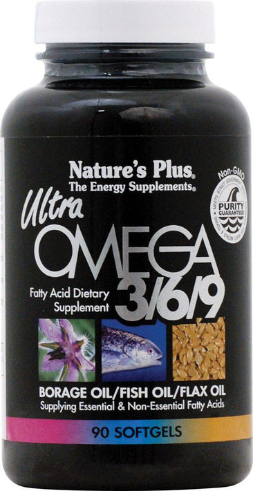 Nature's Plus Ultra Omega 3/6/9 Bottle