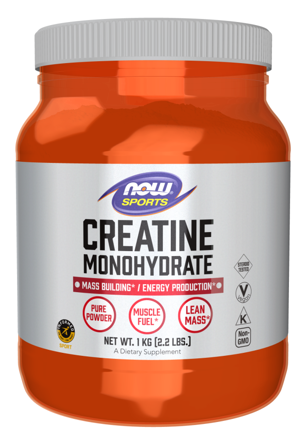 Now Creatine Monohydrate Powder 2.2 Lb Bottle