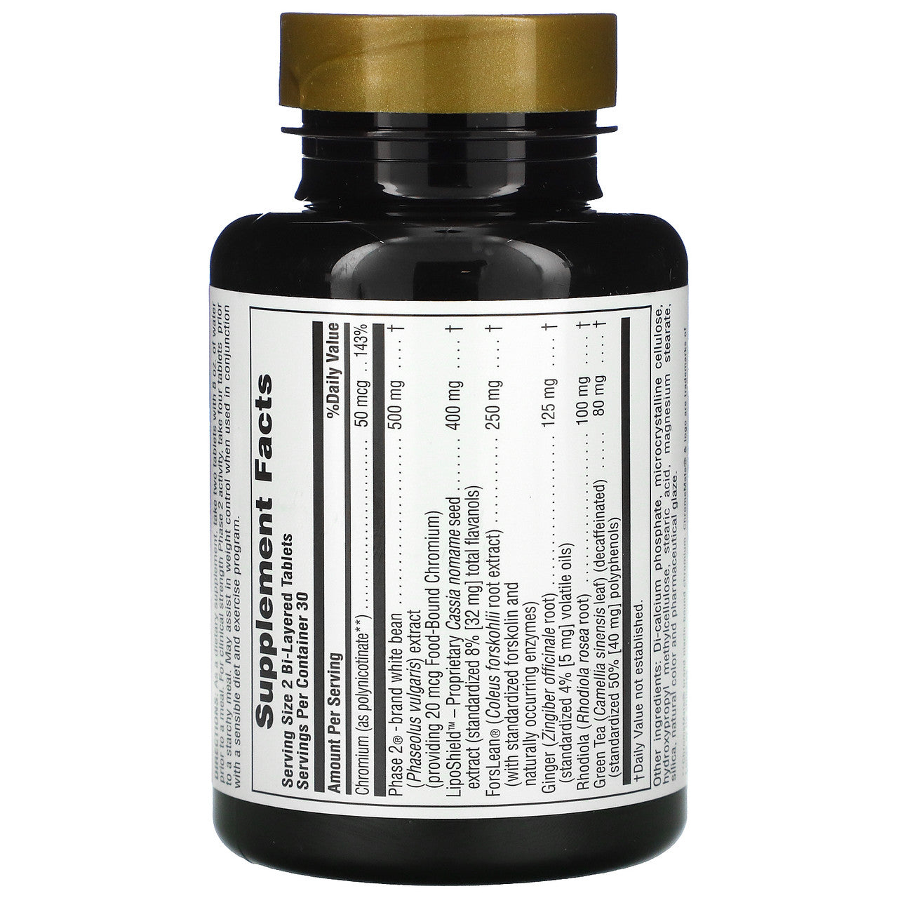 Nature's Plus Ultra Fat Busters Supplement Facts