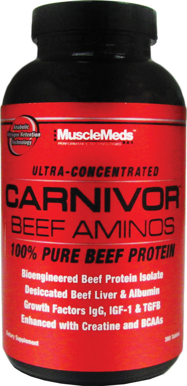 MuscleMeds Carnivor Beef Aminos Bottle