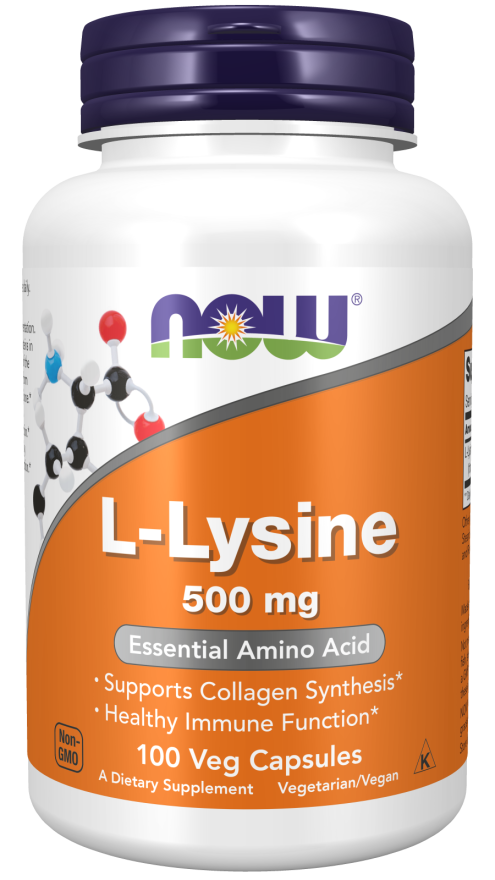 Now L-Lysine 500mg - A1 Supplements Store
