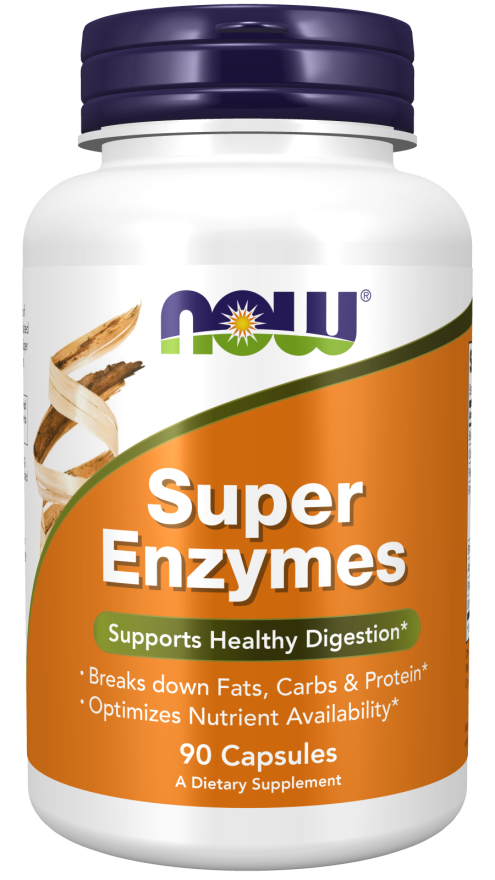 Now Super Enzymes Bottle