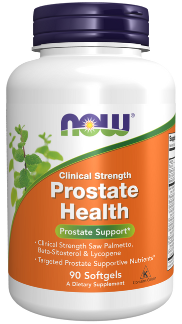 Now Clinical Strength Prostate Health Bottle