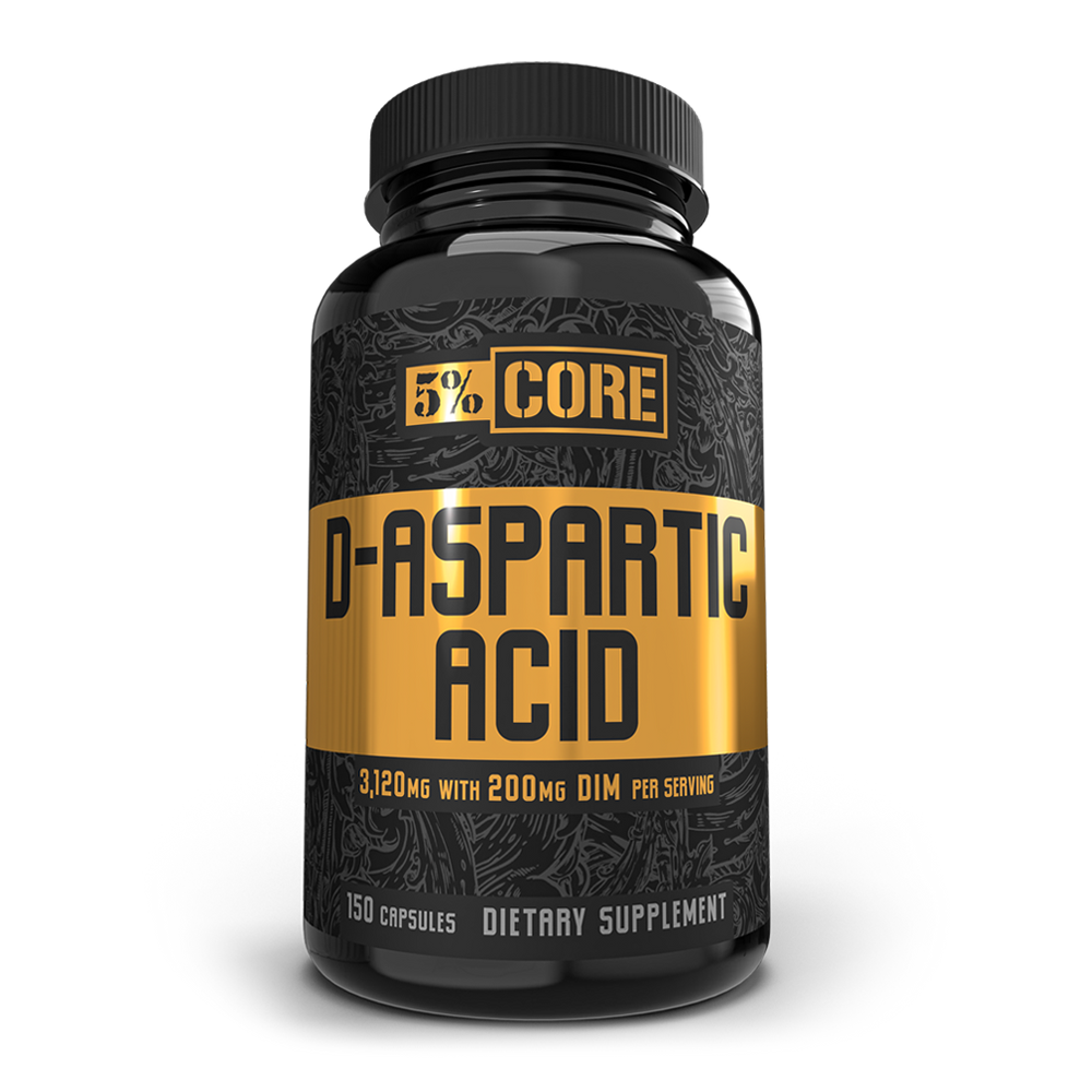 5% Nutrition 5% Core D-Aspartic Acid Bottle
