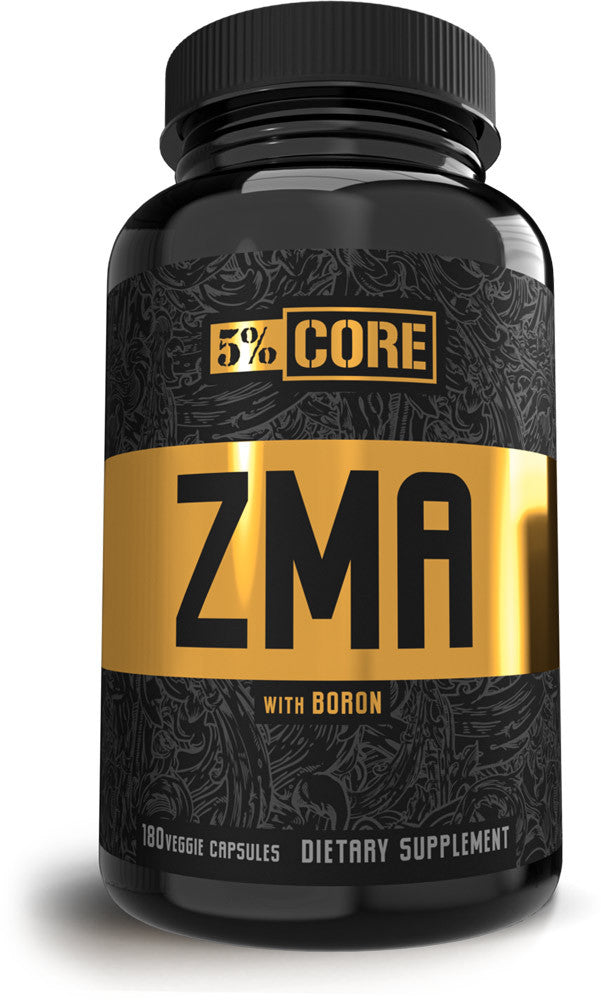 5% Nutrition 5% Core ZMA bottle