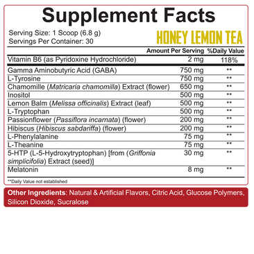 5% Nutrition Knocked The F*ck Out supplement facts