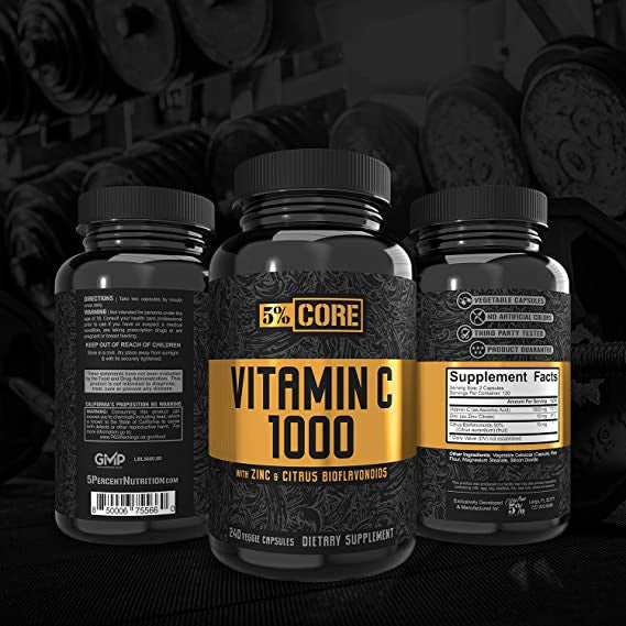 5% Nutrition 5% Core Vitamin C 1000 - A1 Supplements Store