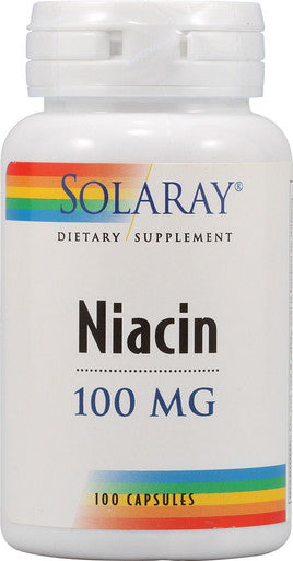 Solaray Niacin 100 mg - A1 Supplements Store