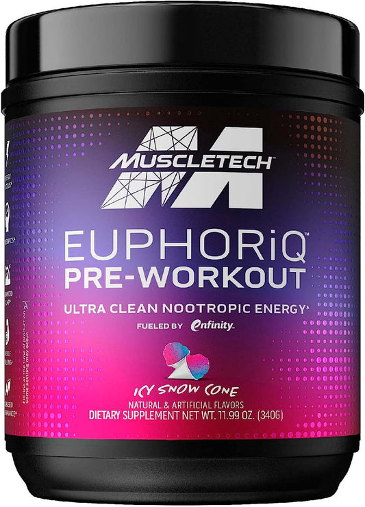 Muscletech EuphoriQ Main black bottle label