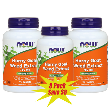 Now Horny Goat Weed Extract Three Bottle